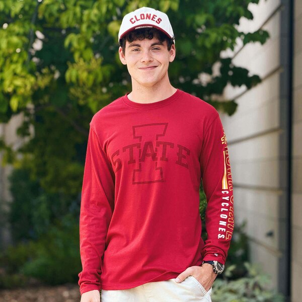 Colosseum I-State Cardinal Tonal Long Sleeve T-Shirt
